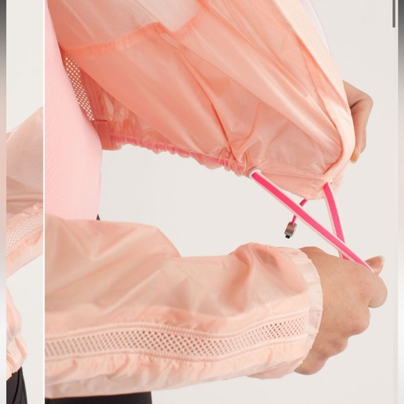 Lululemon Transparent-See Jacket in Parfait Pink - Picture 5 of 9